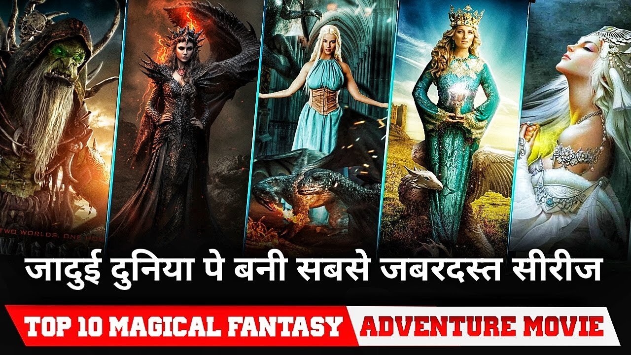 #Top 10 Best fully Magical fantasy Adventure movies in hindi dubbed