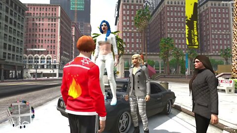 Catcalling an NPC in GTA RP