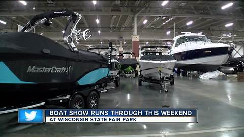 Milwaukee Boat show runs through this weekend at Wisconsin State Fair Park