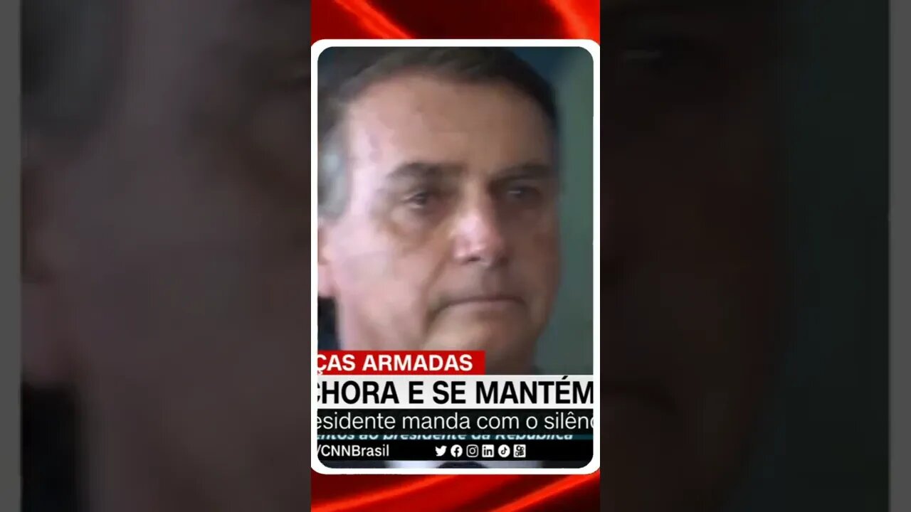 Análise: Bolsonaro chora e se mantém em silêncio | @shortscnn