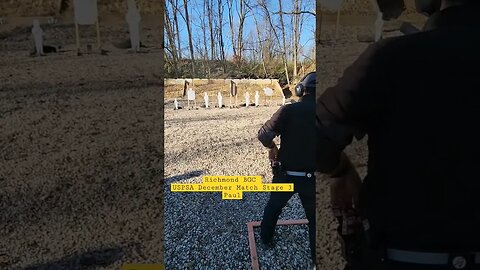 Richmond BGC #uspsa December match Stage 3 Paul #unloadshowclear #idpa