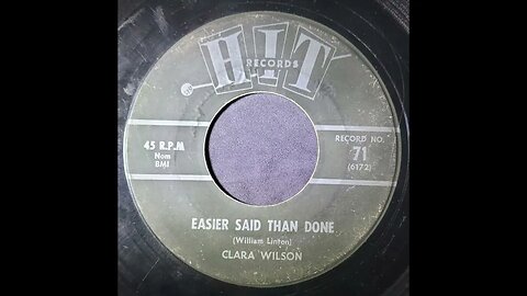 Clara Wilson – Easier Said Than Done