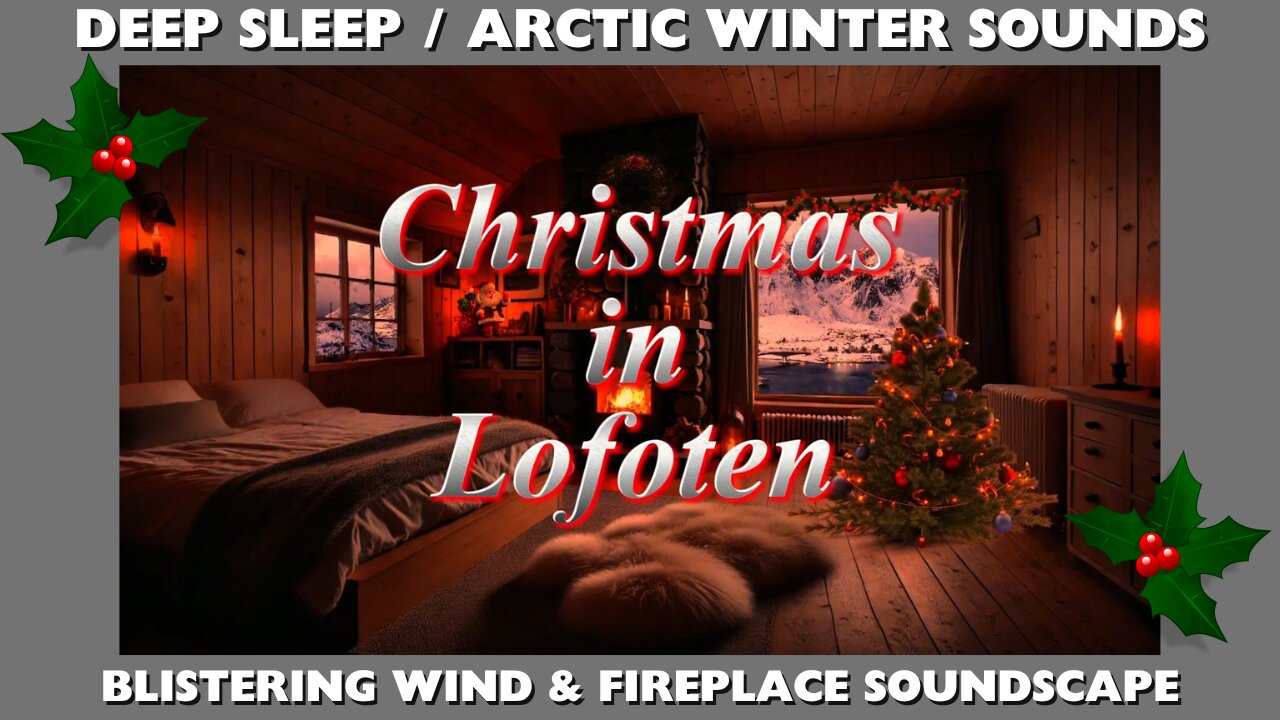 DEEP SLEEP sounds of an Arctic Winter / Christmas in the Arctic Circle - Lofoten, Norway
