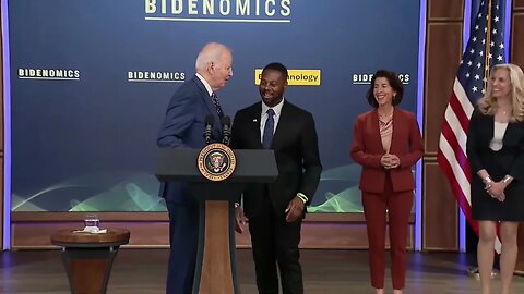 Biden Walks On Stage, Forgets About Introduction: "I Forgot, Mark. I Went Straight To The Podium"