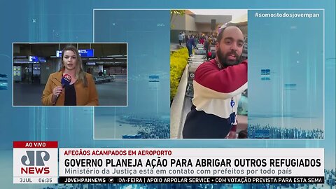 Governo planeja ação para abrir outros refugiados após afegãos acampados em aeroporto de Guarulhos