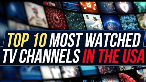 Top10 most watched TV channel in the usa