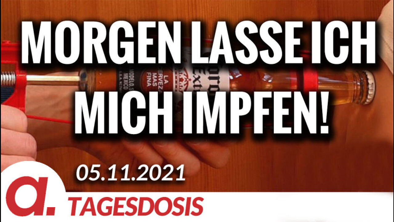 Morgen lasse ich mich impfen! | Von Friedemann Willemer