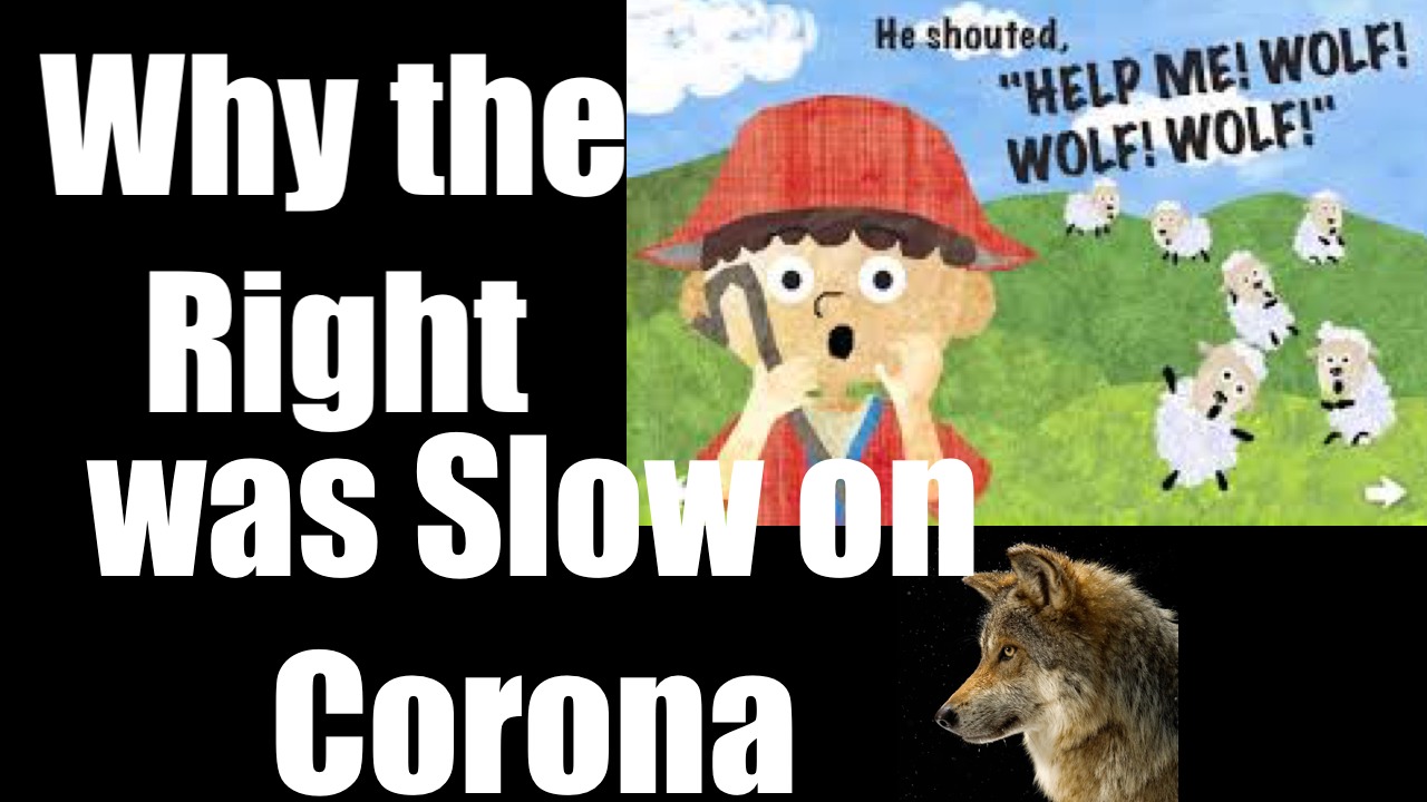 Slow on Corona- Why the Right Was Slow to Recognize the Covid19 Wolf Devouring Civilization