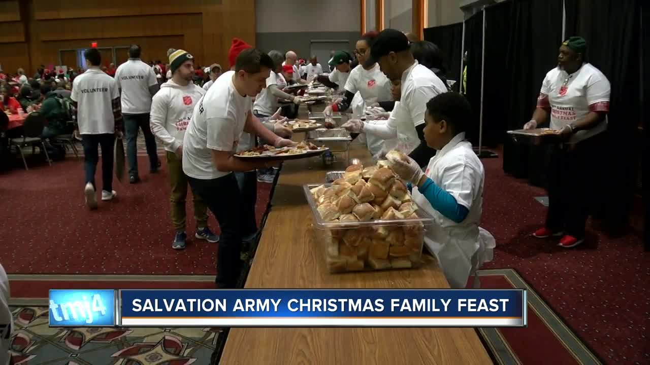 Volunteers serve thousands at 30th Christmas Family Feast