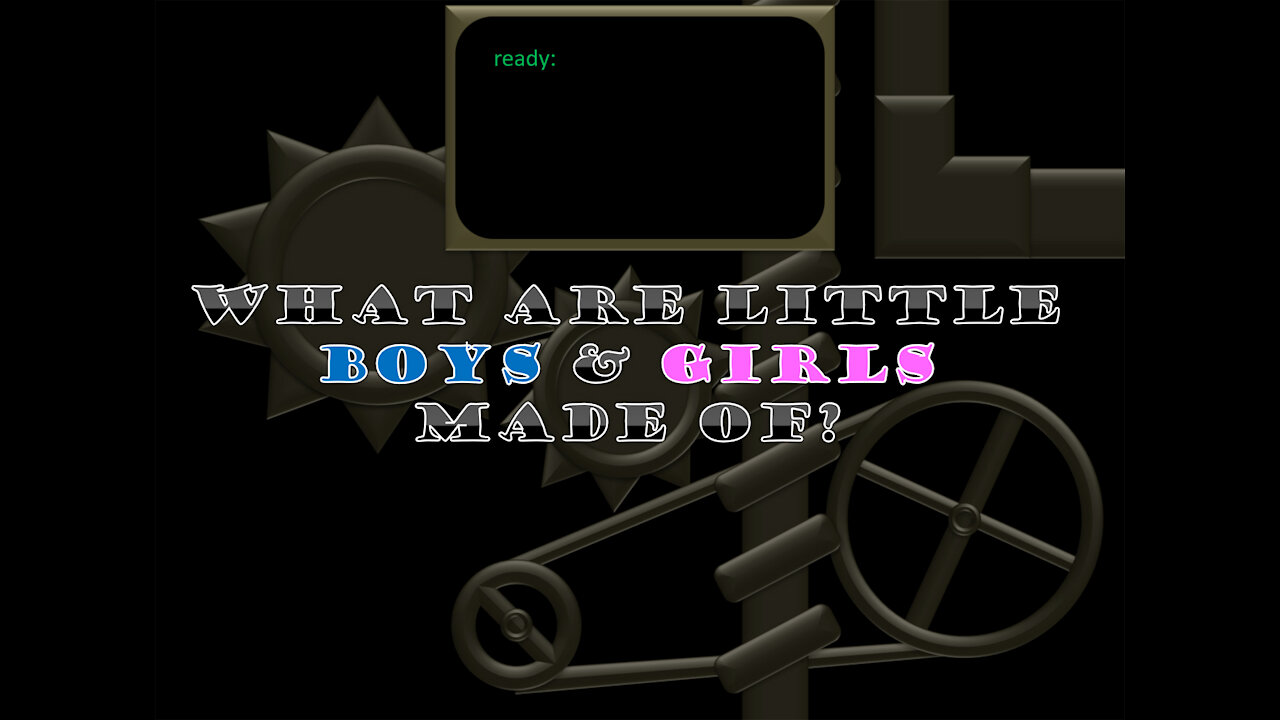 Little Boys & Girls nursery rhyme