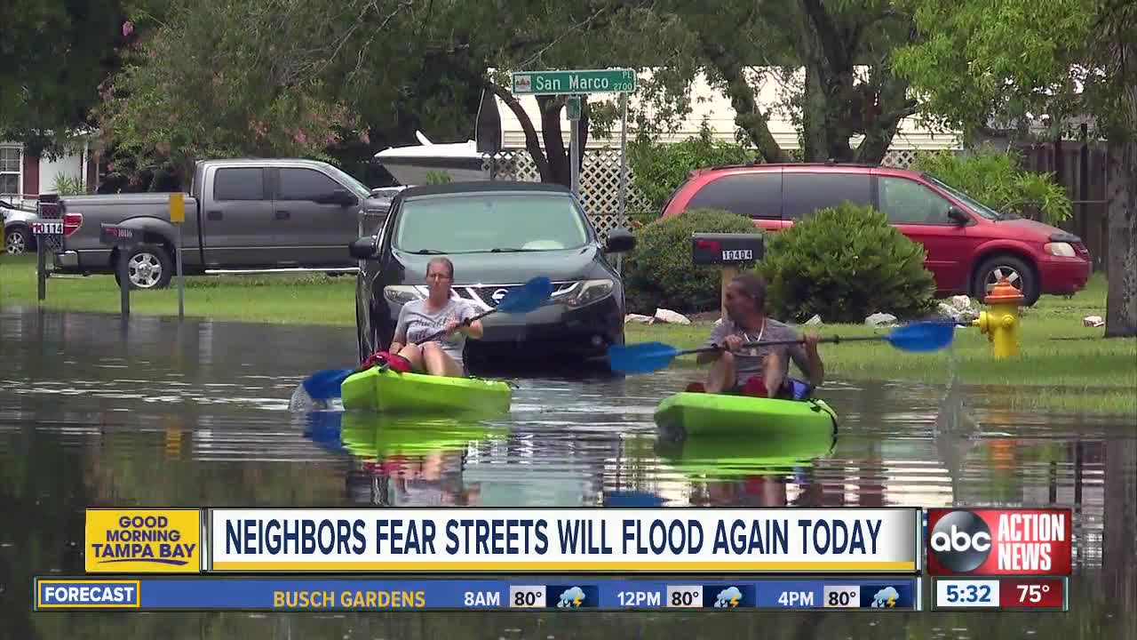 Heavy rains flood many Hillsborough neighborhoods