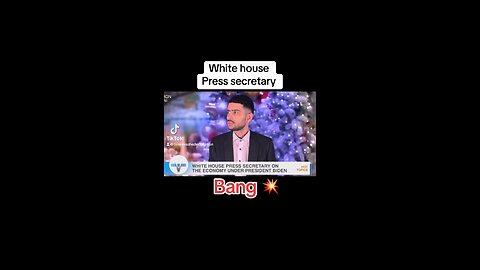 White House press secretary caught lying