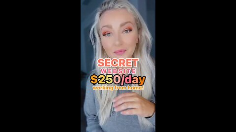 Make $250 a day with this secret website🐱