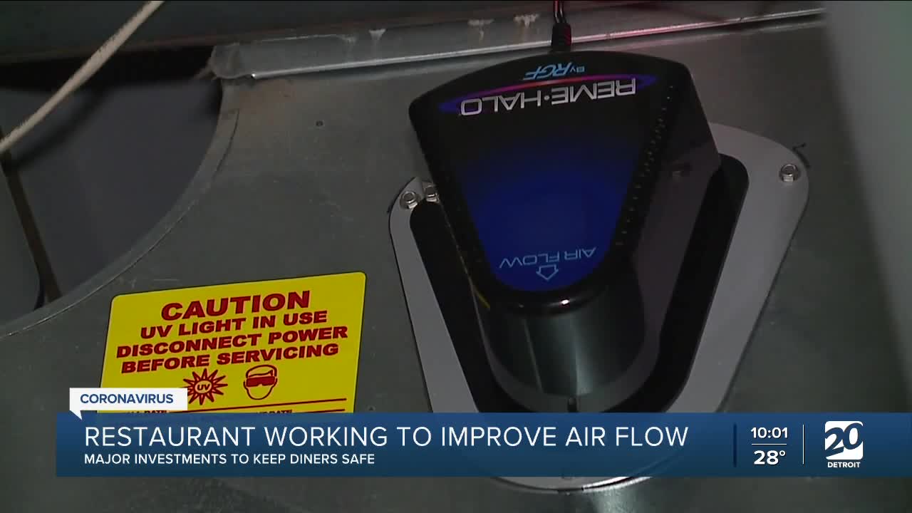 Restaurants working to improve air flow to keep diners safe