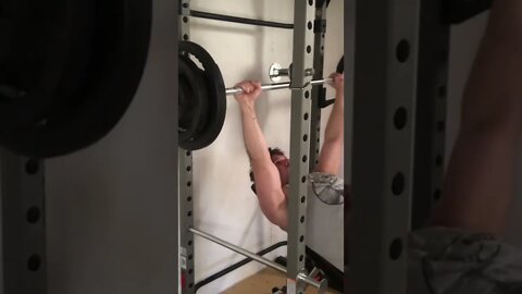 195 lb x5 pause incline bench press #shorts