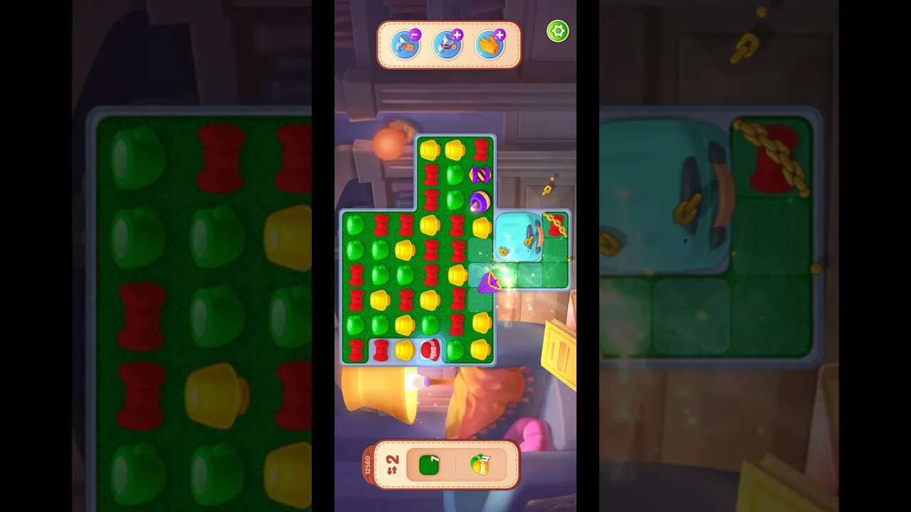 Shorts Playrix Homescapes Gameplay Walkthrough Level 12560-040