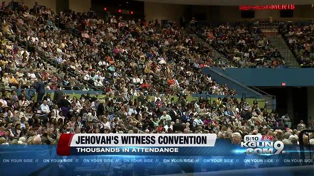 Thousands attending Jehovah's Witness convention this weekend