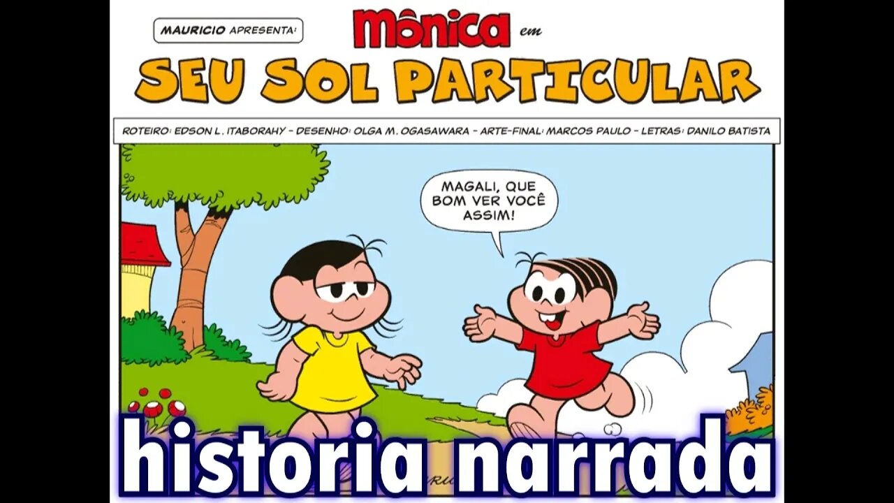 Mônica em-Seu sol particular | Gibis do Rapha