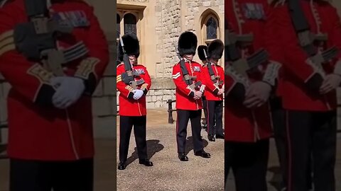 Stand at ease tower of London #toweroflondon