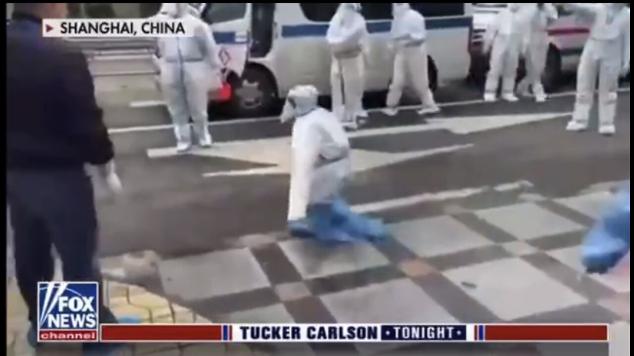 Tucker Carlson: Shanghai Shut Down- Mass Lock Downs of People & Beating Animals to Death!