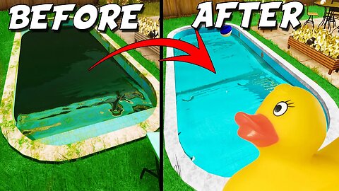 I Quit My Job To Clean Pools | Pool Cleaner Simulator