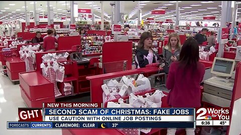 Second scam of Christmas: Fake jobs