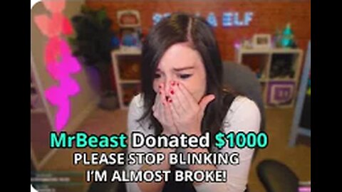 I Donated $1000 Every Time She Blinked - Fortnite Streamers