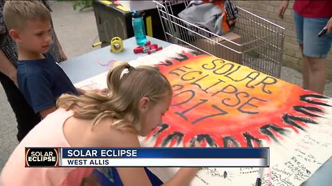 WI eclipse viewing party at American Science and Surplus