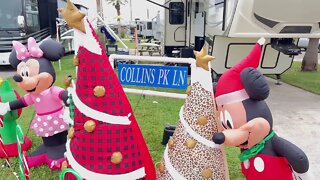 Fun at Jamaica Beach Rv, Christmas Displays