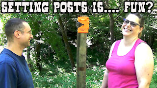 Time To Set Fence Posts | Rename Our Homestead to Tick Homestead?