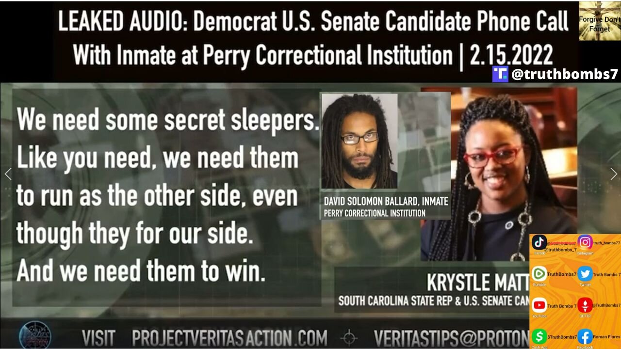 Leaked Audio: Democrat U.S. Candidate Call With Inmate Correctional Institute