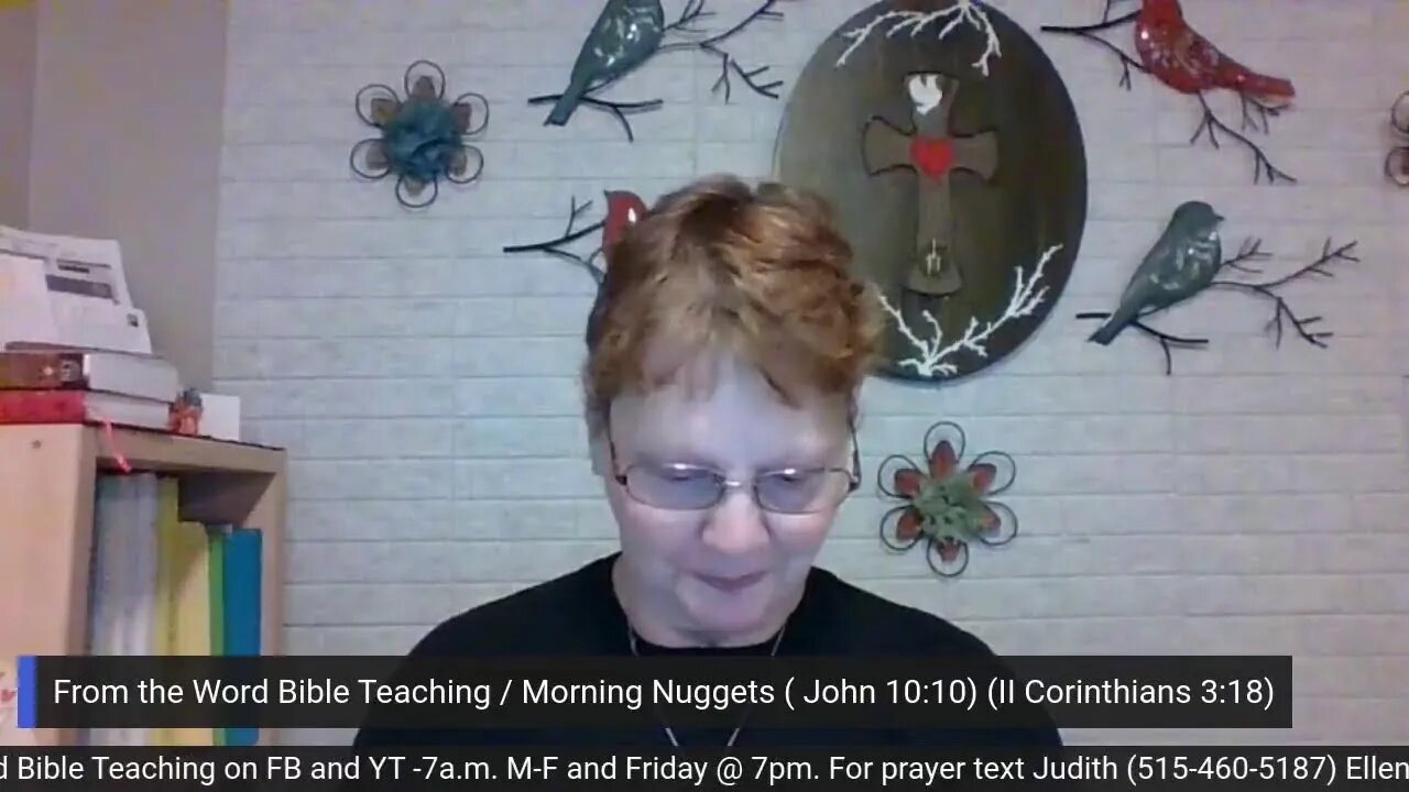 From the Word Bible Teaching / Morning Nuggets (1/16/23)