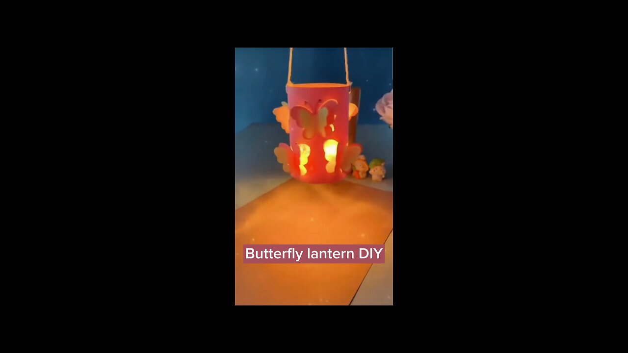 DIY Butterfly Lantern