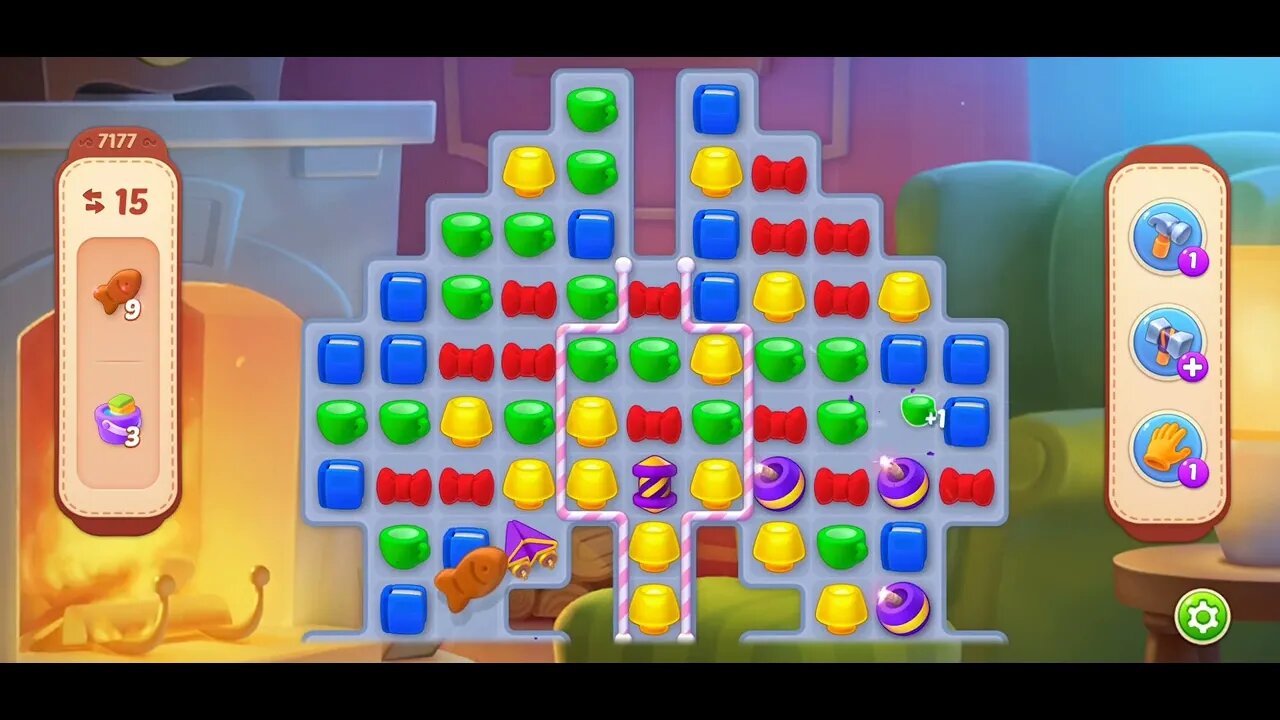 Playrix Homescapes Gameplay Walkthrough Level 7177