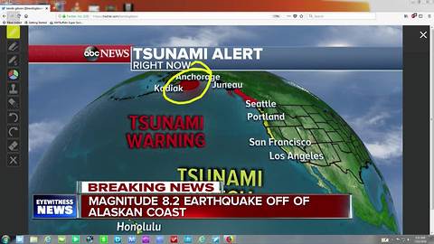 Tsunami Alert in Alaska