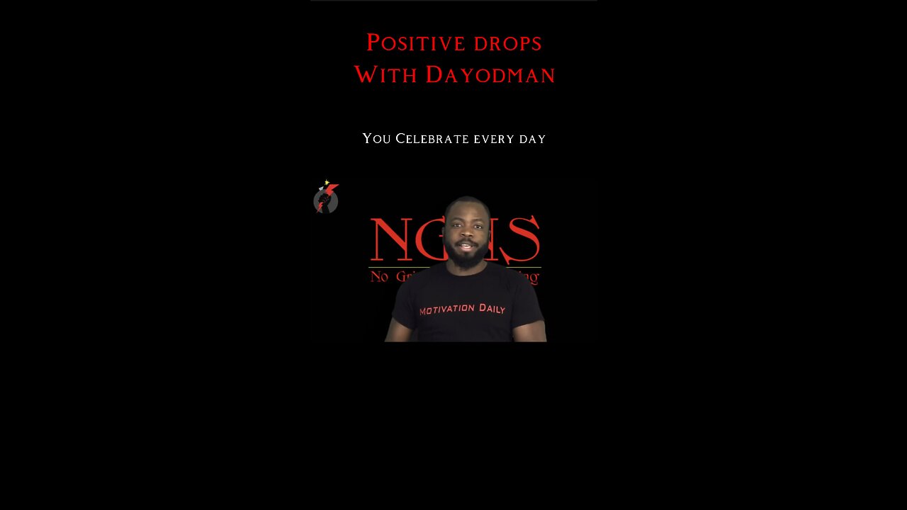 You Celebrate Every Day #dayodman #motivation #eeyayyahh #motivationalspeaker #positivity