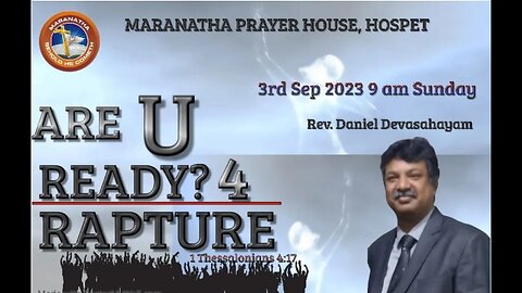 🔴Maranatha Hospet // SUNDAY WORSHIP // 03.09.2023 LIVE //