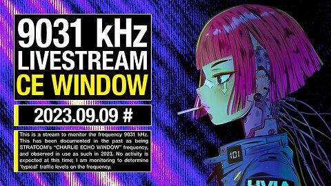 9031 kHz Investigational Stream #2 (PLEASE READ DESCRIPTION.)