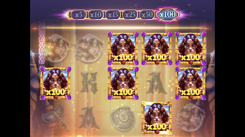 Big win rise of the mountain king slot