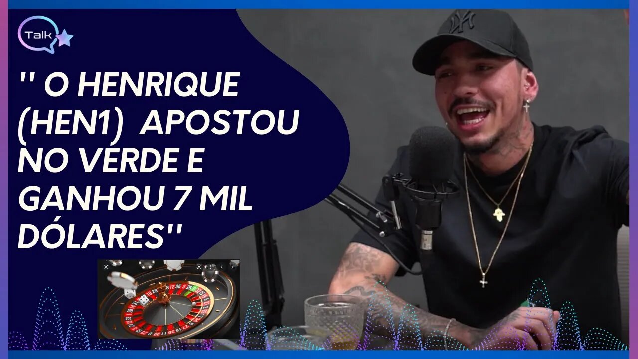 HENRIQUE (HEN1) GANHOU NO CASSINO..- (LUCAS TELES) | Cortes do Talk