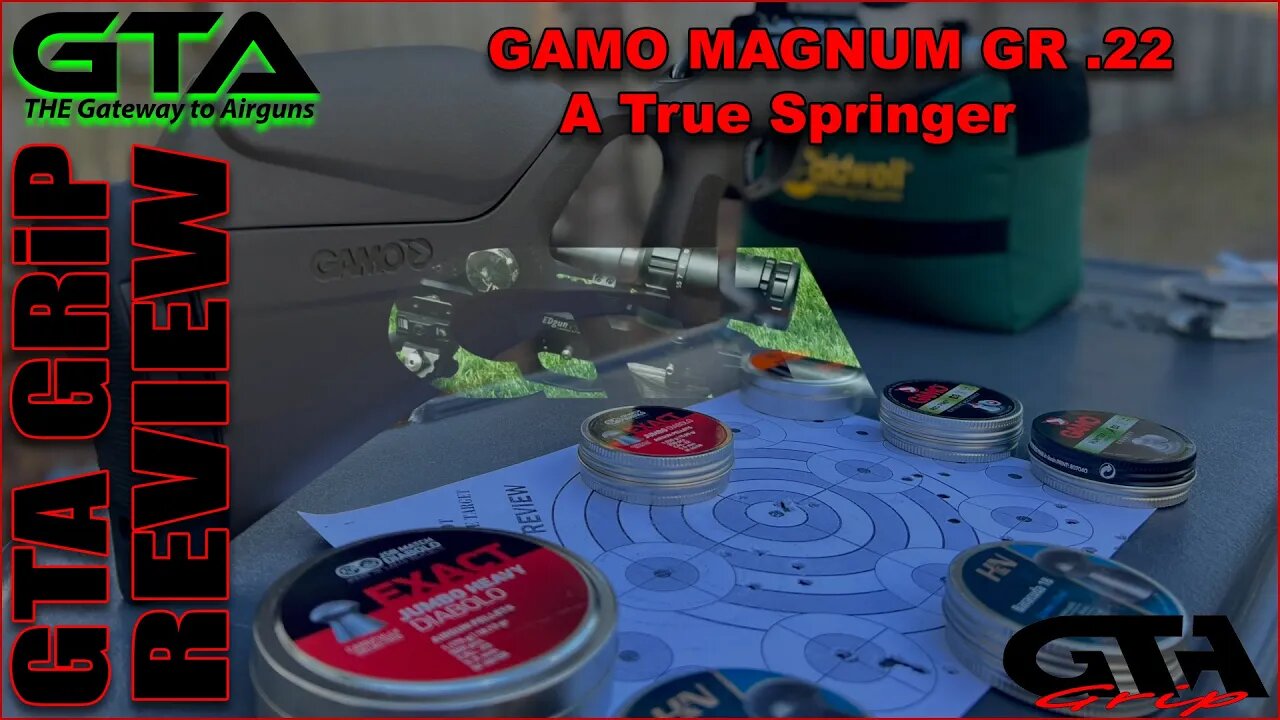 GTA GRiP REVIEW – Gamo Magnum GR .22 Caliber True Springer - Gateway to Airguns Airgun Review