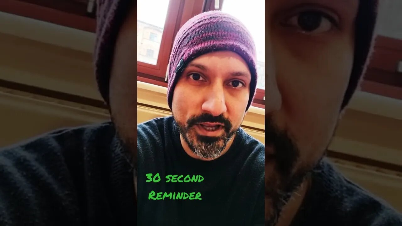 30 second breath reminder 💚