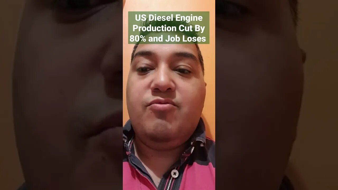 #US #Diesel #Engine #Production Cut By 80% and #Job Loses https://t.me/IndependentNewsMediaChat