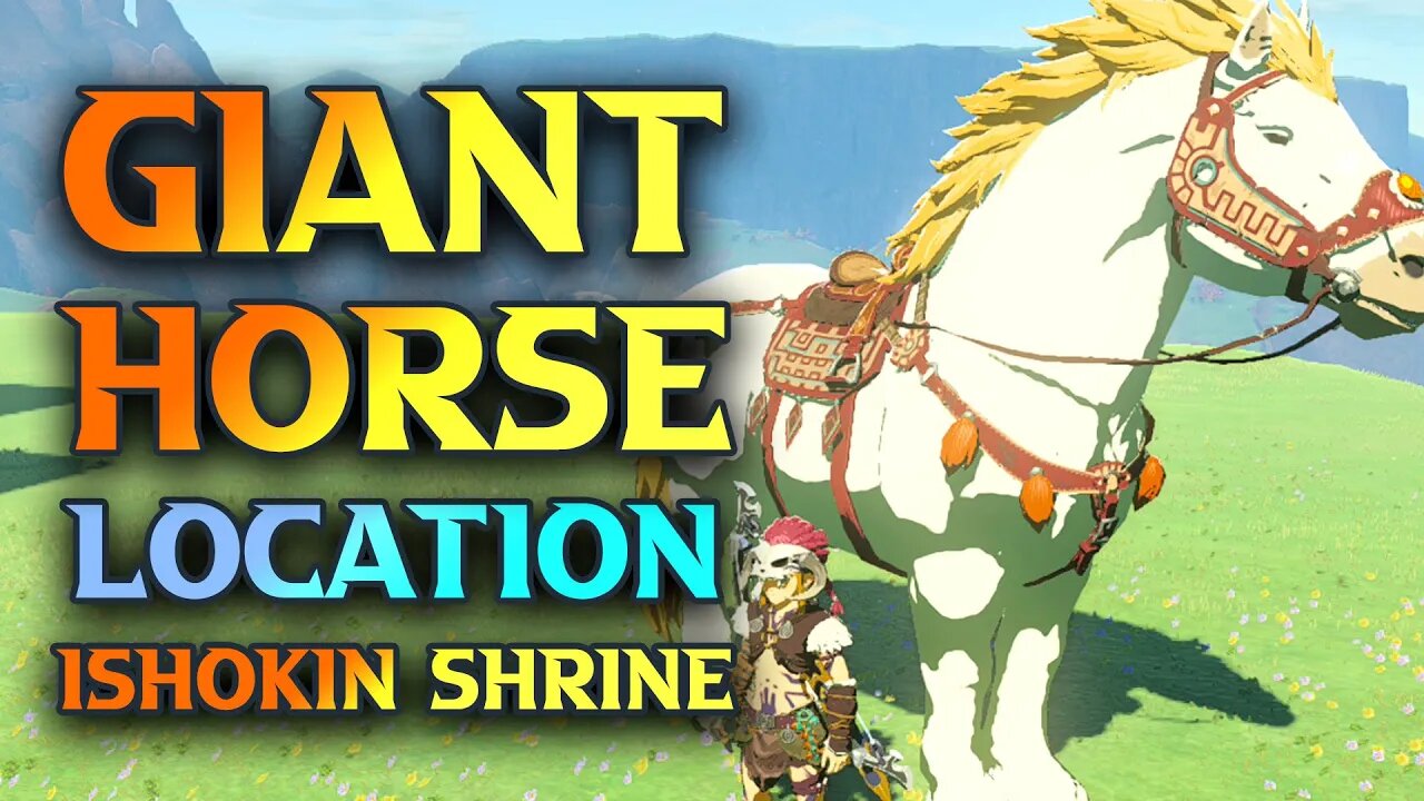 Ishokin Shrine Solution Zelda Tears of The Kingdom - Ride the Giant Horse Location