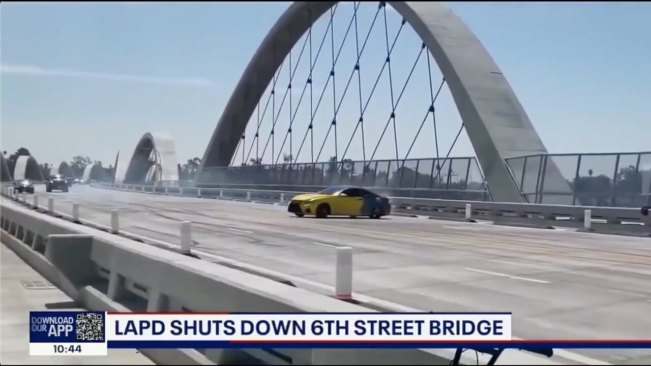 $500M New LA Bridge Shut Down Due to Craziness (host K-von)