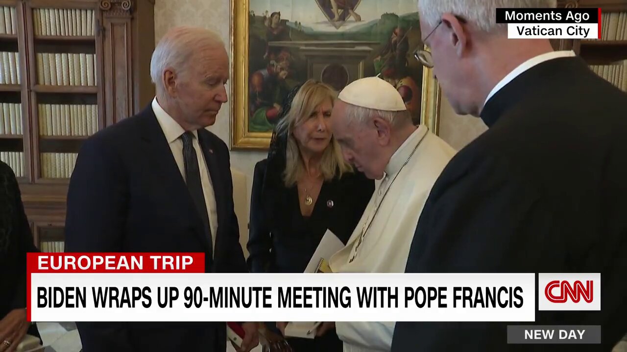 Joe Biden to the Pope: “You’re 65, I’m 60”