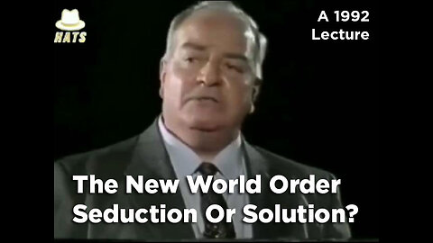 United Nations NWO Plans - 1992 Lecture