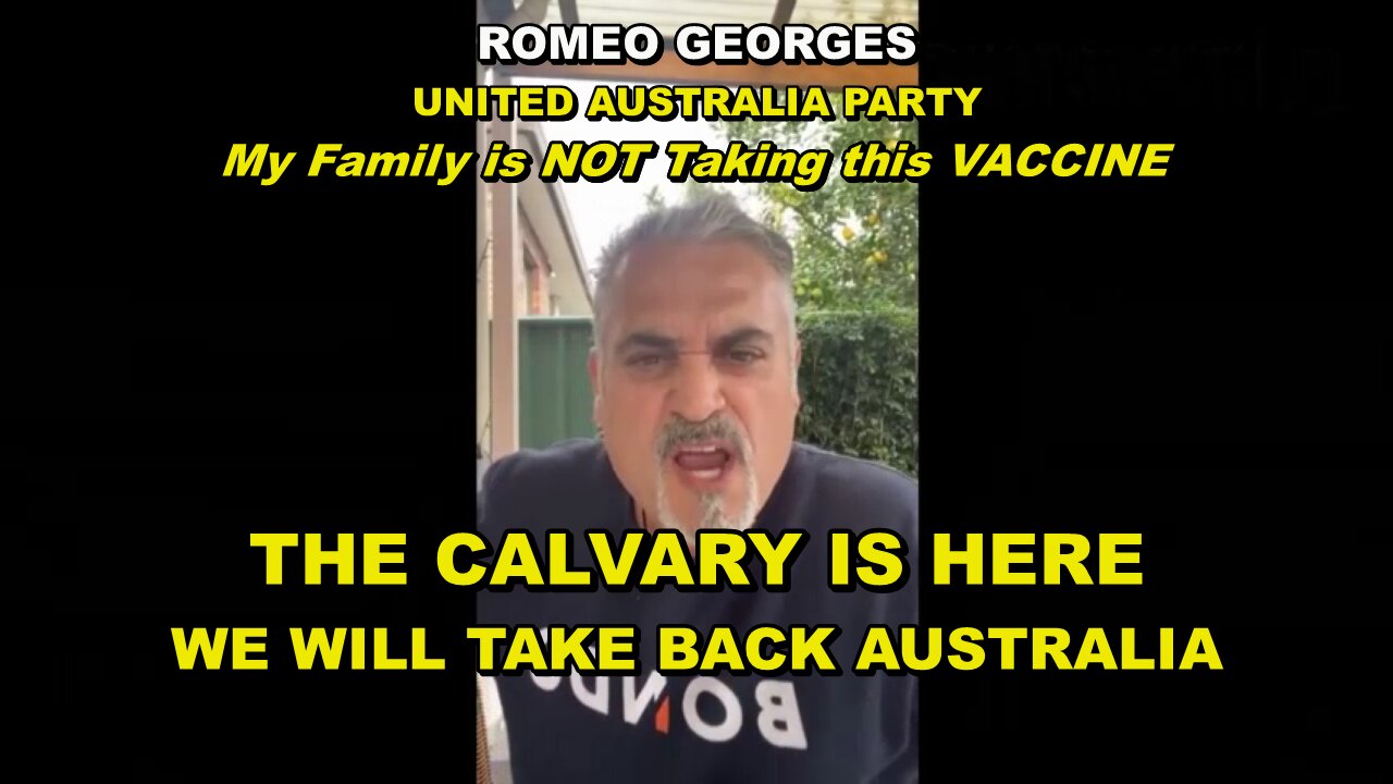 UNITED AUSTRALIA PARTY VOWS TO TAKE BACK COUNTRY - PROOF: VACCINATED DYING OF BLOOD CLOTS