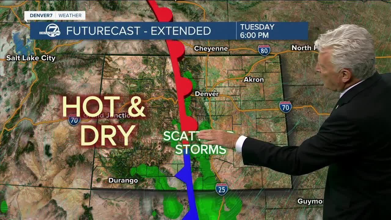 Today is coolest day of the week with a few storms and highs in the 70s