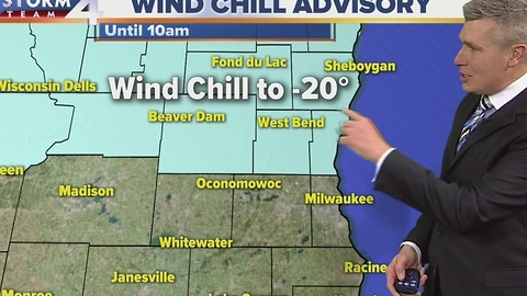 Wind Chill Advisory for parts of the area Friday